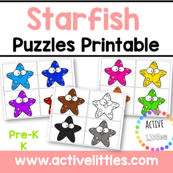 Preview of Starfish Puzzle Printable