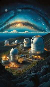 Preview of Stargazing Splendor: Mauna Kea Observatory Poster