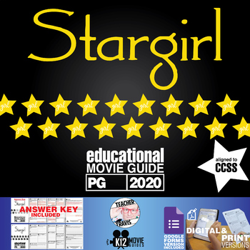 Preview of Stargirl Movie Guide | Questions | Worksheet (PG - 2020)