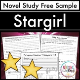 Stargirl Novel Study FREE Sample