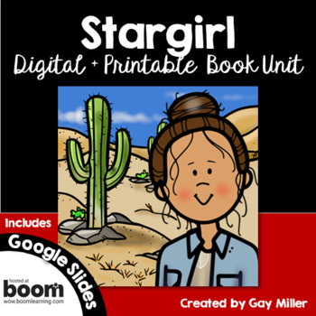 Preview of Stargirl Novel Study (Jerry Spinelli) Digital + Printable + Giving Speeches Unit