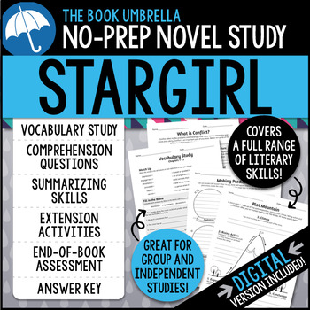 Preview of Stargirl Novel Study { Print & Digital }
