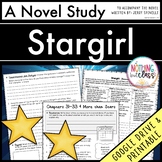 Stargirl Novel Study Unit | Comprehension Questions with A