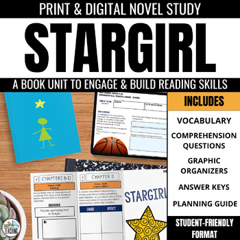 Preview of Stargirl Novel Study Unit: A Literature Unit for the Book by Jerry Spinelli