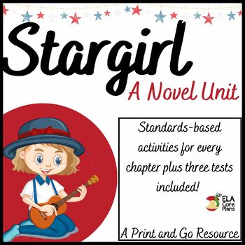 Preview of Stargirl Novel Unit ~ Activities, Handouts, Tests (Tests=Printable AND Google)!