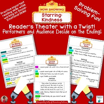 Preview of Starring Kindness - Reader's Theater With a Twist! Practice Reading & Kindness