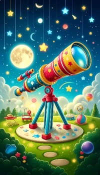Preview of Starry Gaze: Telescope Poster