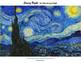 Starry Night by Vincent van Gogh Art and Literature Analysis Resources