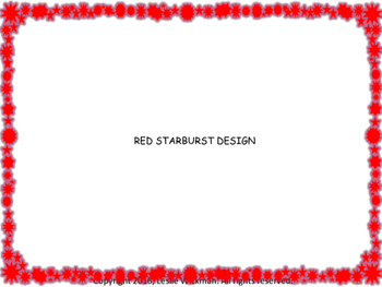 Preview of Starry Red Frame Borders