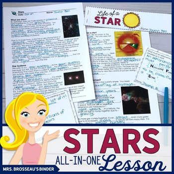 Preview of Stars ALL-IN-ONE Lesson | Life and Death of Stars, Star Formation, Star Layers