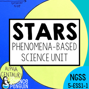 Preview of Stars: Apparent Brightness | 5th Grade NGSS | Labs, Worksheets, CER, Quiz