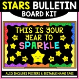Stars Back To School Bulletin Board & Name Tags | Classroom Decor