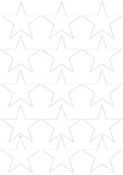 Stars Blackline Master / Printables