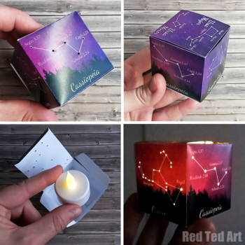 Preview of Stars & Constellations Craft Activity - Make a Light Up Night Sky