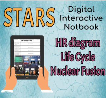 Preview of Stars- Digital Interactive Notebook 