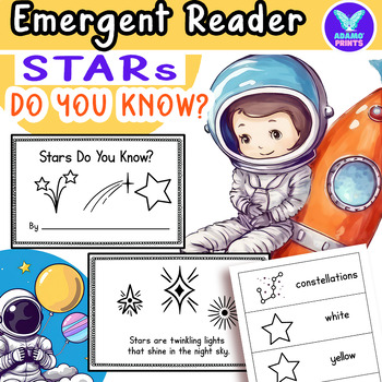 Preview of Stars Do You Know? - Science Emergent Reader Kindergarten & First Grade