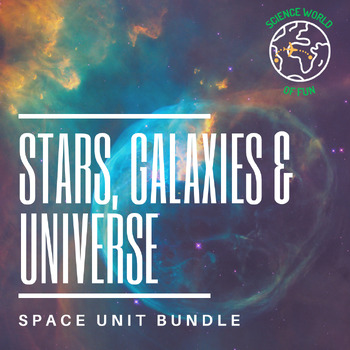 Preview of Stars Galaxies & Universe Digital Google Slides Bundle | Space Science Unit