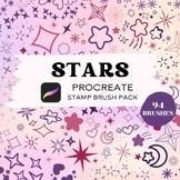 Stars Procreate Brush Pack