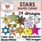 Stars Shapes Clipart by Clipart That Cares