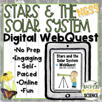 Preview of Stars & Solar System DIGITAL WebQuest