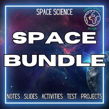 Preview of Astronomy Space Curriculum Bundle | Middle School Science Interactive Notebook