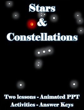 Preview of Stars and Constellations (two lessons and powerpoint)