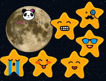 Preview of Stars and Moon Emoji Reward