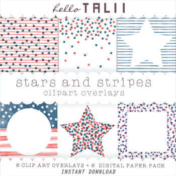 star and stripes clipart