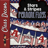 Stars and Stripes Pennant Banners