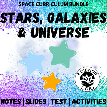 Preview of Stars and Universe Space Unit Bundle | Astronomy Interactive Notebook