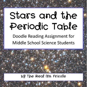 Preview of Stars and the Periodic Table--Doodle Reading