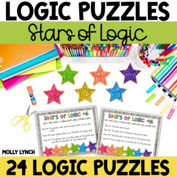 Preview of Logic Problem Solving for 1st Grade Logic Puzzles for 2nd Grade