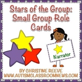 Stars of the Group: Small Group Role Cards Freebie (Autism)
