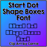 Start Dot Shape Boxes Font