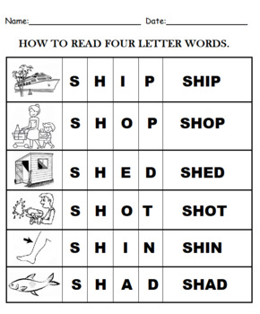 Preview of Remote Learning: Phonics 20 Worksheets introducing students to Reading