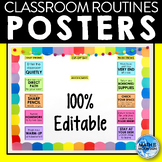 Start Strong & Finish Strong Classroom Routine Posters