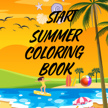 Preview of Start Summer coloring book