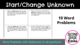 Start Unknown & Change Unknown Word Problems