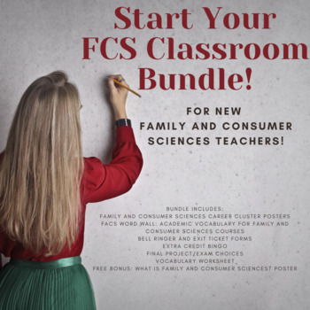 Preview of Start Your FCS Classroom Bundle! (Family and Consumer Sciences, FACS)