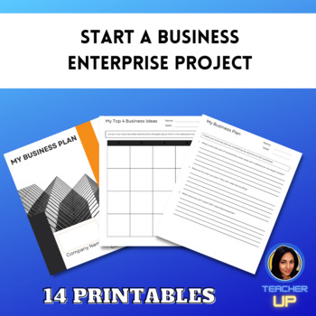 Preview of Start a Business - Enterprise Project
