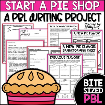 Preview of Start a Pie Shop Writing PBL | Perfect for Pi Day!