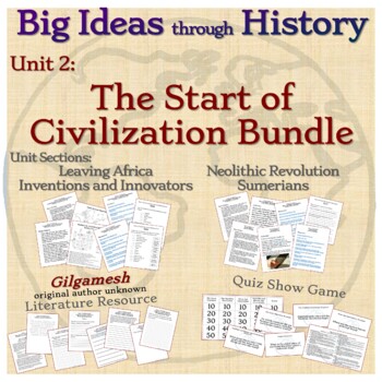 The Middle Ages: Unit, Literature, Quiz Game Big Ideas through History