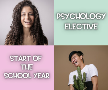 Preview of Start of School Year Presentation/Activities (Psychology Elective, Non-AP)