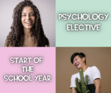 Start of School Year Presentation/Activities (Psychology E