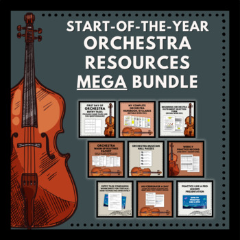 Preview of Start-of-the-Year Orchestra Resources MEGA Bundle!