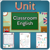 CLASSROOM ENGLISH – a complete unit for ESL students! (Beginners)