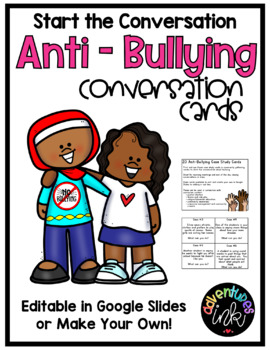 Preview of Start the Conversation - Anti-Bullying Conversation Cards (K-3)