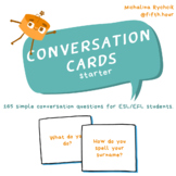 Starter Conversation Cards - A0/A1 ESL Activity