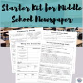 Starter Kit for Middle School Newspaper, Part 1 (editable 