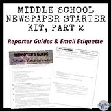 Starter Kit for Middle School Newspaper, Part 2 (editable)